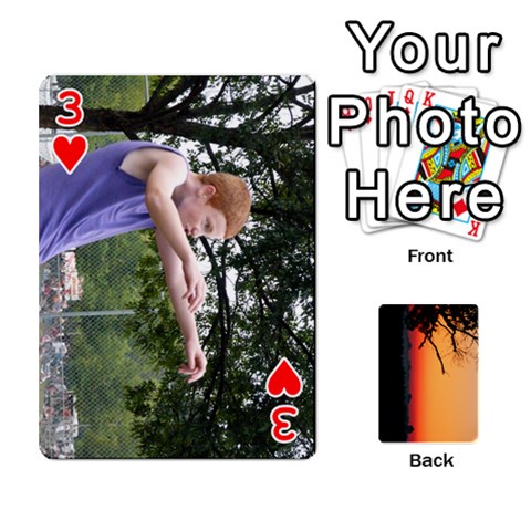 Playing Cards By Jessica Meadows Front - Heart3