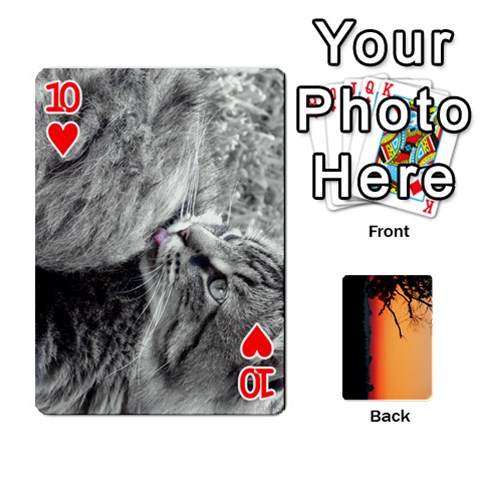 Playing Cards By Jessica Meadows Front - Heart10