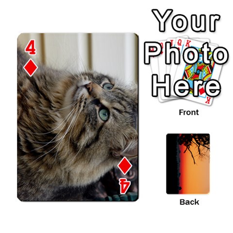 Playing Cards By Jessica Meadows Front - Diamond4