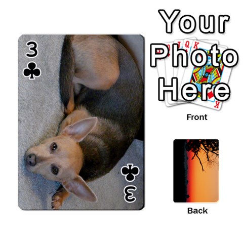 Playing Cards By Jessica Meadows Front - Club3