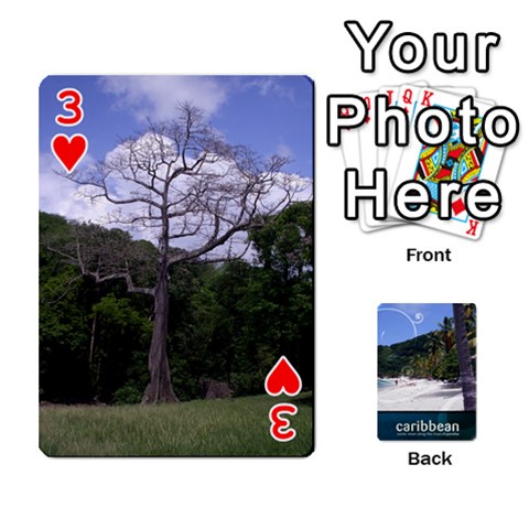 Caribbean Playing Cards By Asha Vigilante Front - Heart3
