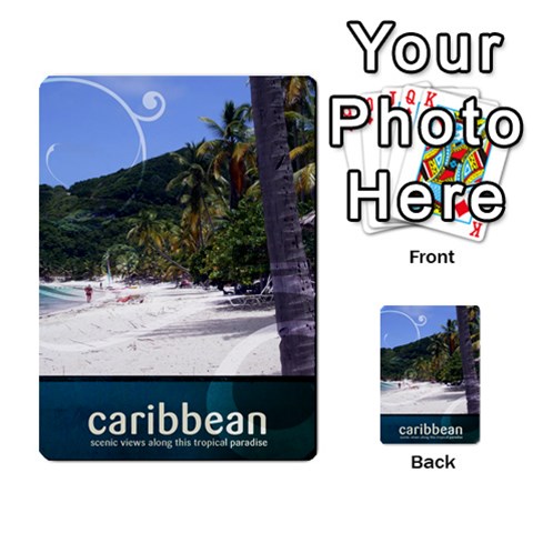 Caribbean Playing Cards By Asha Vigilante Back