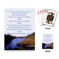 The love of God playing cards - Playing Cards Single Design (Rectangle)