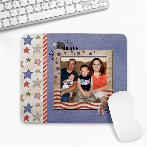 4th Of July Family Mousepad By Summer Front