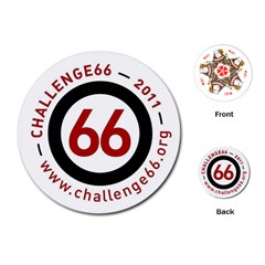 Challenge66 Charity Playing Cards - Playing Cards Single Design (Round)