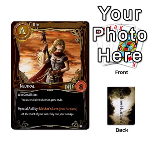 Shadow Hunters Cards By Brian M Front - Spade3