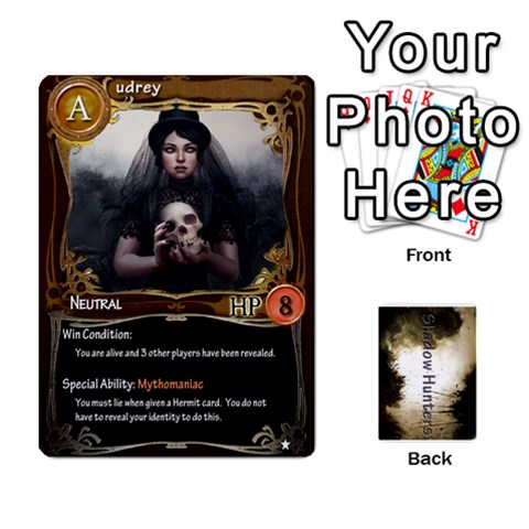 Shadow Hunters Cards By Brian M Front - Spade4