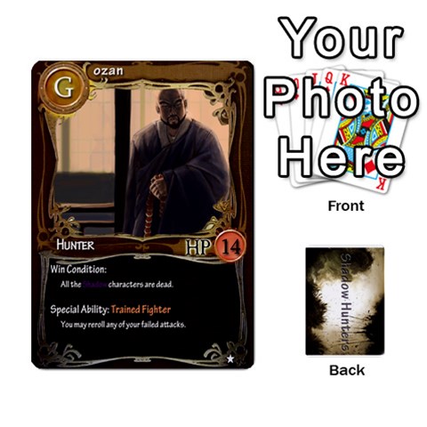 Shadow Hunters Cards By Brian M Front - Heart9