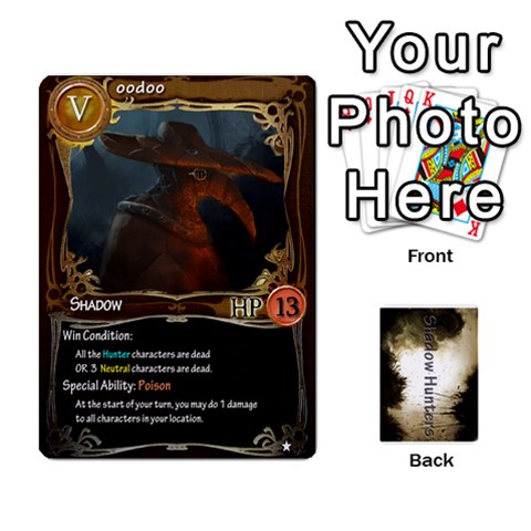 Shadow Hunters Cards By Brian M Front - Diamond3
