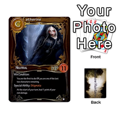 Shadow Hunters Cards By Brian M Front - Spade9