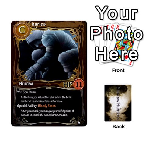 Jack Shadow Hunters Cards By Brian M Front - SpadeJ