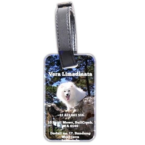 Luggage Tag 1  By Vera Limadinata Back