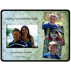 family blanket  - Fleece Blanket (Large)