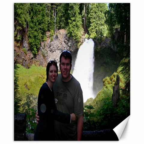 Sahalie Falls, Or By Cameron Wadrop Canvas