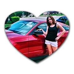 Me and the Mustang - Heart Mousepad