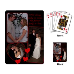 Wedding Playing Cards - Playing Cards Single Design (Rectangle)