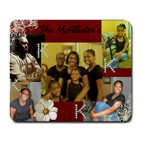 The Mcallister s By Jacquita Woods Mcallister 9.25 x7.75  Mousepad - 1