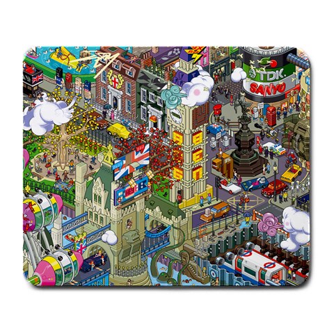Eboy Mouse Pad By Oliver Front