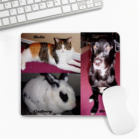 Pets By Lisa Blackburn 9.25 x7.75  Mousepad - 1