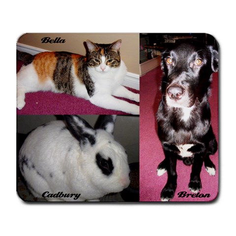 Pets By Lisa Blackburn 9.25 x7.75  Mousepad - 1