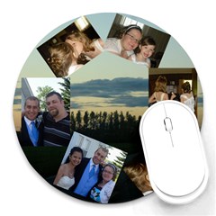 family - Round Mousepad