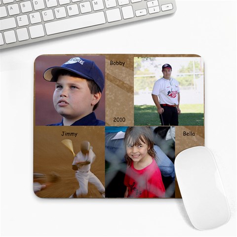 Kid s Ball 2010 By Tina Ugoletti Gray 9.25 x7.75  Mousepad - 1
