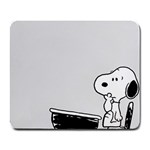 Quizzical Snoopy - Large Mousepad