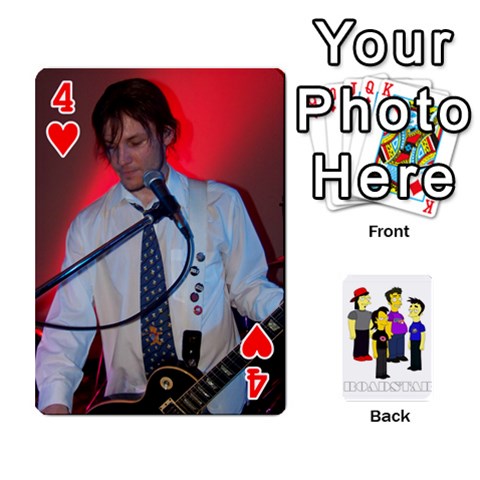 Roadstar Playing Cards By Jay Page Front - Heart4