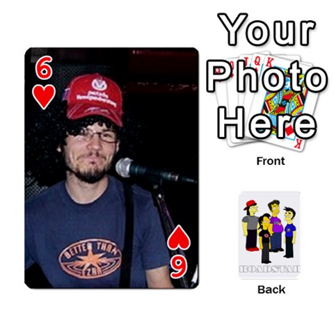 Roadstar Playing Cards By Jay Page Front - Heart6