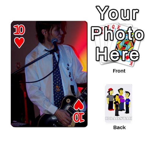 Roadstar Playing Cards By Jay Page Front - Heart10