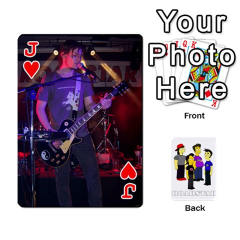 Jack Roadstar Playing Cards By Jay Page Front - HeartJ