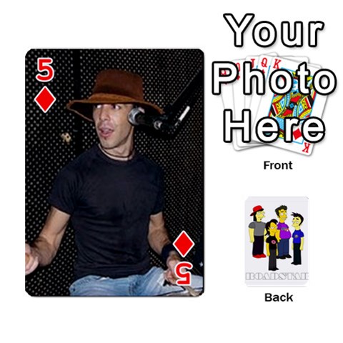 Roadstar Playing Cards By Jay Page Front - Diamond5