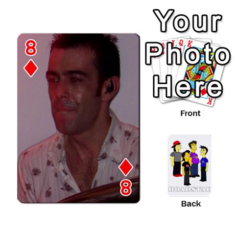 Roadstar Playing Cards By Jay Page Front - Diamond8