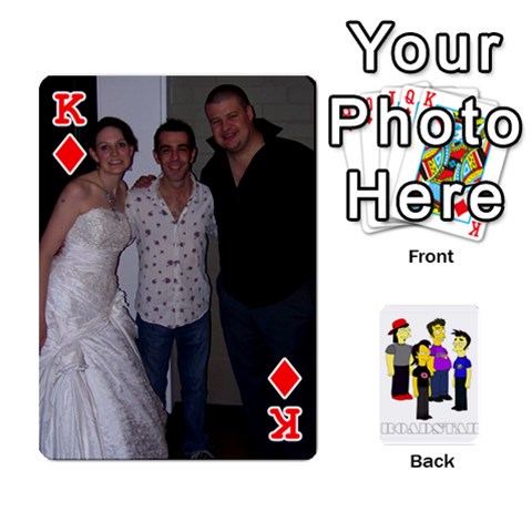 King Roadstar Playing Cards By Jay Page Front - DiamondK