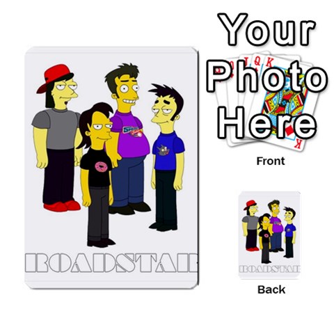 Roadstar Playing Cards By Jay Page Back