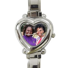 Queen s Birthday gift - Heart Italian Charm Watch