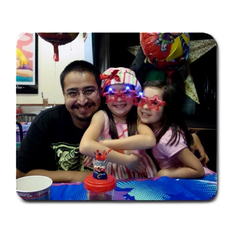 Luis & Girls   Chucke Mouse Pad By Julie Rodriguez Front