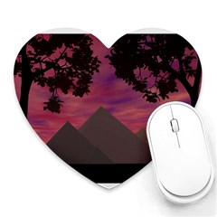 Romantic Egypt - Heart Mousepad