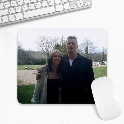 Me&him By Cherry Crook 9.25 x7.75  Mousepad - 1