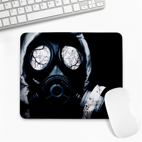 Gas Mask By Harrison Highsmith 9.25 x7.75  Mousepad - 1