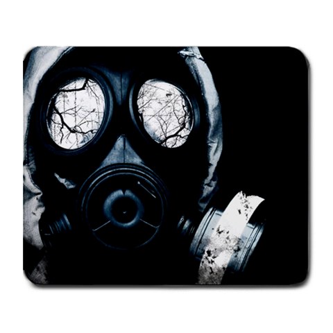 Gas Mask By Harrison Highsmith 9.25 x7.75  Mousepad - 1