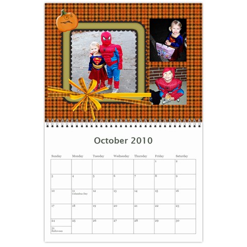 2010 Calendar By Joni Oct 2010
