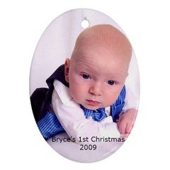 Bryce s ornament - Ornament (Oval)