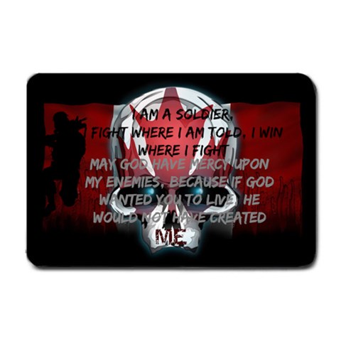 For My Soldier By Breanne Hrin 24 x16  Door Mat