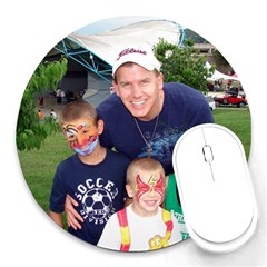 The Facepaint Boys! - Round Mousepad