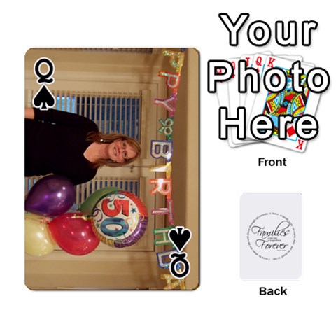 Queen Hall Cards By Heather Front - SpadeQ