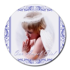 Kiley Angel - Collage Round Mousepad