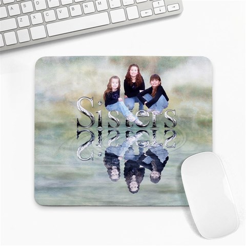 Sisters Mousepad By Bonna Kelley 9.25 x7.75  Mousepad - 1
