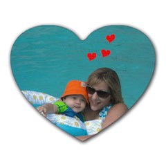 me and kyle - Heart Mousepad