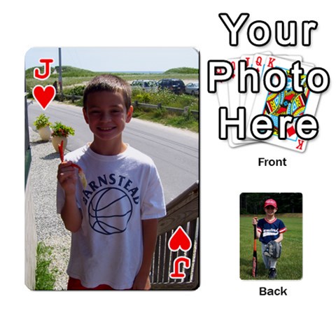 Jack Matthew Cards By Michelle Front - HeartJ